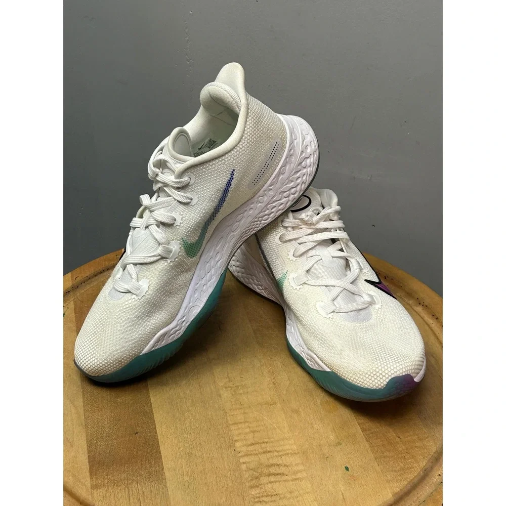 Nike Air Zoom BB NXT‎ Mens 10.5 White Hyper Violet CK5707-100 Basketball Shoes